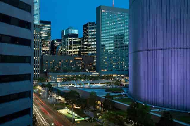 Luxury Marriott Downtown Toronto suite with skyline view for corporate events and networking.