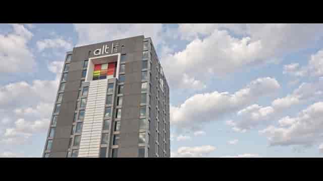 Alt Hotel Toronto Airport exterior for corporate travel and small business meetings.