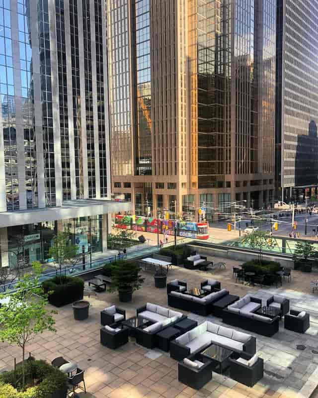 IQ Venues King York Terrace, an elevated urban event space for networking and sunset receptions.