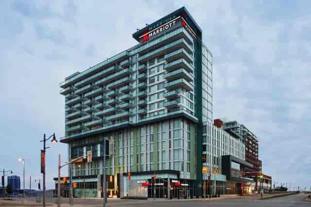 Monarch Room at Toronto Marriott Markham for corporate conferences and large-scale room blocks.