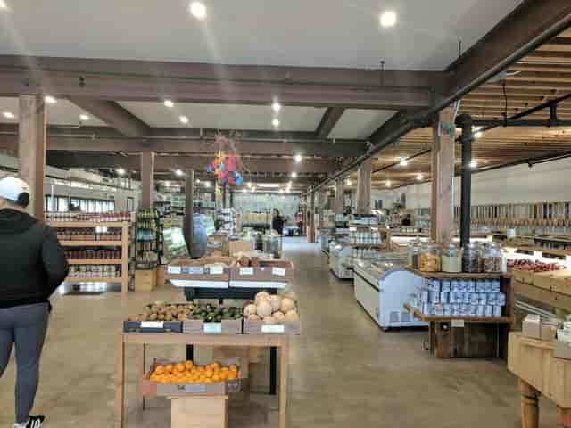 Kensington Market industrial-chic venue for pop-up markets and networking mixers with exposed beams.
