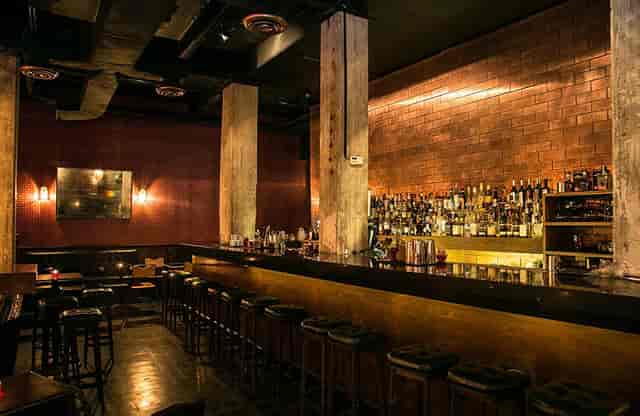 Industrial jazz club for VIP networking and post-conference reception events.