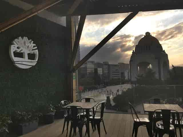 Terraza Timberland rooftop restaurant for corporate VIP reception and sunset networking events.