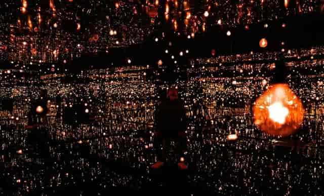 Immersive art installation at Espacio CDMX for VIP brand activation and experiential events.
