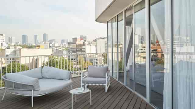 La Terraza Mondrian Mexico City: VIP executive networking space with premium skyline views.