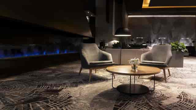 Executive suite for private business meetings, upscale breakout space at NH Collection Airport.