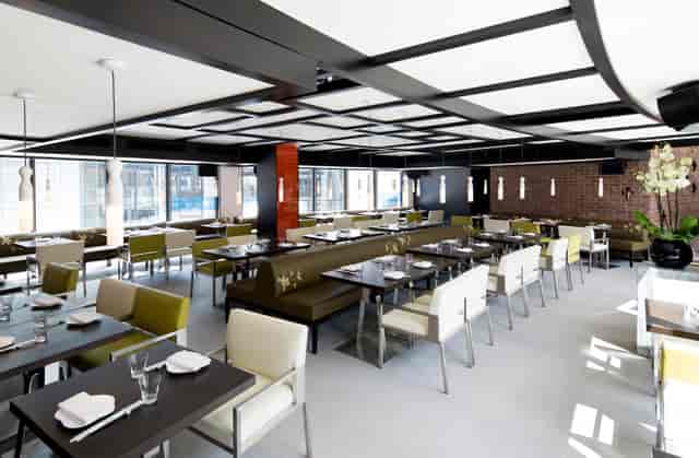 Modern Main Restaurant in Yauatcha City, ideal for corporate events and celebrations.