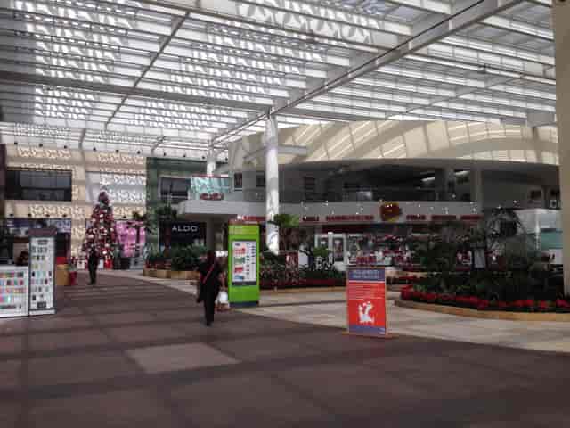 High-traffic Cinema Patio Santa Fe atrium for brand pop-up activations and experiential marketing.