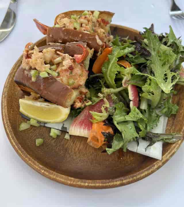 High-end plated lunch at Santacafe private room for executive boardroom or networking event.