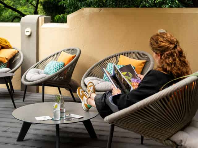 Rooftop patio