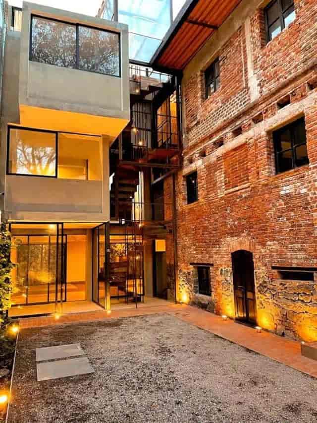 Industrial-chic event venue in Coyoacan, Mexico City for brand activations and networking.
