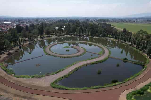 Parque de Tláhuac outdoor venue, picturesque landscape, ideal for experiential events and festivals.