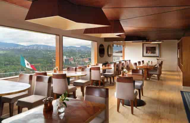 Polanco III event space, Presidente InterContinental Mexico with panoramic views for private dining.