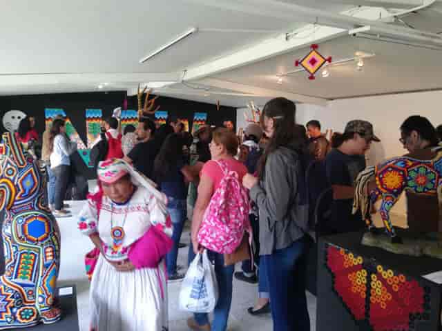 Immersive art exhibition at Casa de Las Bombas cultural center for interactive events and gallery.