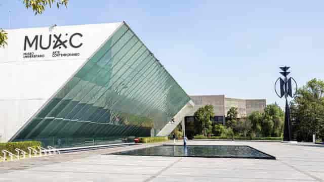 MUAC Contemporary Art Museum: Modern architecture venue for gala dinners and brand activations.
