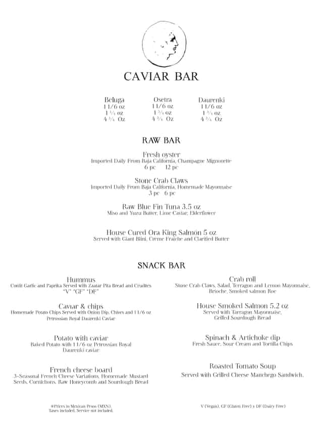 Caviar Bar