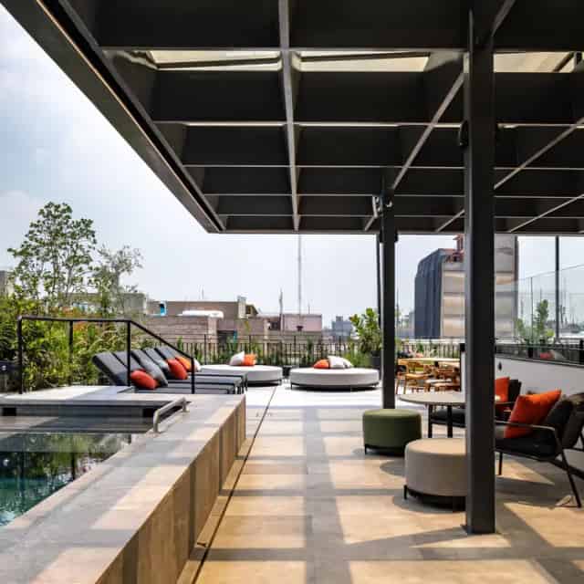 Rooftop terrace