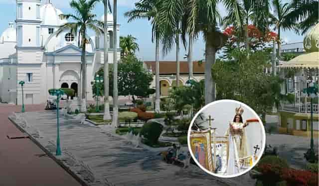 Outdoor workshop plaza at Candedelospatos for cultural activations and event receptions.