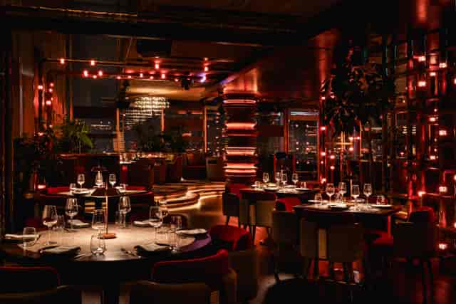 CÉ LA VI London venue hire: upscale event space, intimate dinner, corporate reception.