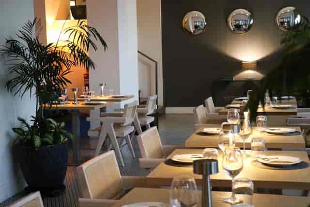 Modern corporate dinner setting in The Classic Hotel Nicosia for professional networking events.