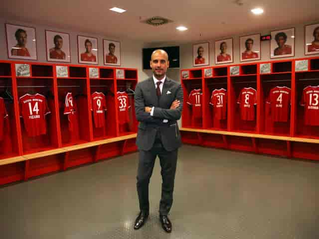 Allianz Arena dressing room, personalized VIP locker space for private corporate event briefings.