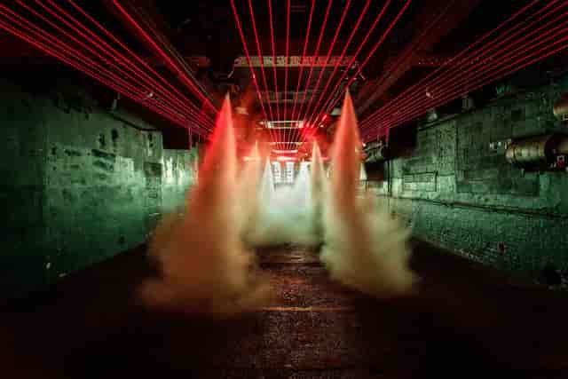 Electrowerkz gala laser fog event