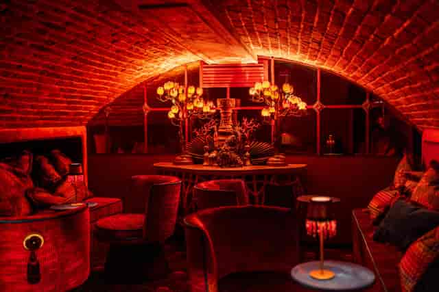 Intimate venue hire at Zum Barbarossa with elegant décor for private events.
