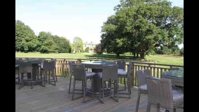 Whitehall Estate outdoor deck marquee for professional networking reception and corporate event.