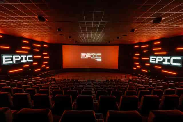 Vue Nottingham cinema screen for keynote presentations and product launches.