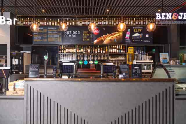 Vue Bristol cinema concession stand for event networking and refreshment breaks.