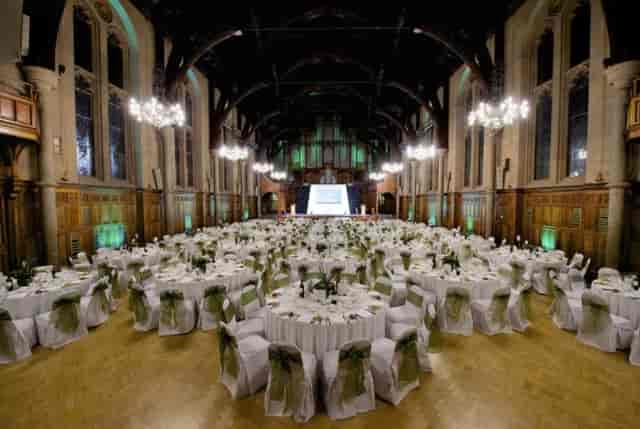 Elegant event space in University Place, The University of Manchester for galas and conferences.