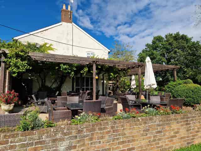 Coppleridge Inn outdoor terrace for networking lunch or corporate breakout session.