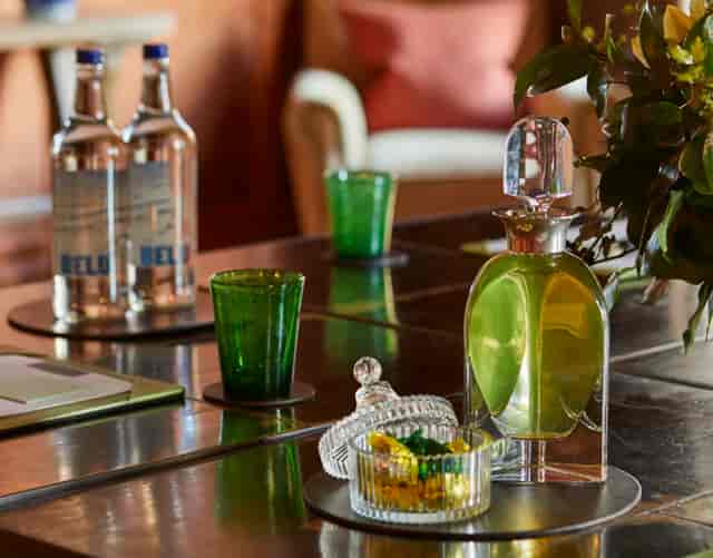 Elegant meeting space at The Scullery, Lime Wood, perfect for corporate events and discussions.