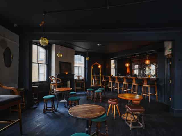 Live Room at The Old Blue Last, mood lighting, private networking event and social venue.