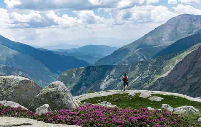 Breathtaking mountain landscape at Clifftop Terraces, perfect for corporate retreats.