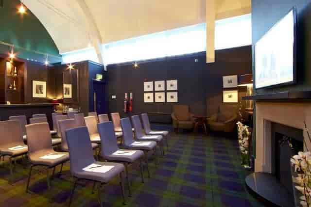 Function Suites & Great Hall in Newton Hall, modern meeting room for presentations and events.