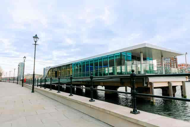 Modern Pier in Waterview: Waterside venue for upscale evening receptions and product launches.