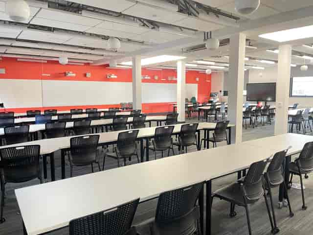 London Met TM3-03 tiered meeting room workshop hybrid conference