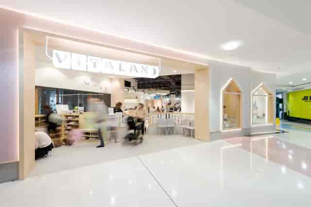 Vitaland Kids Cafe event venue, open-plan family space for retail activation and private parties.