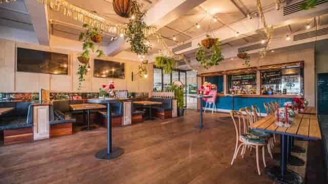 Private Dining Room at Highfield Caringbah with booth seating for networking mixers and social events.
