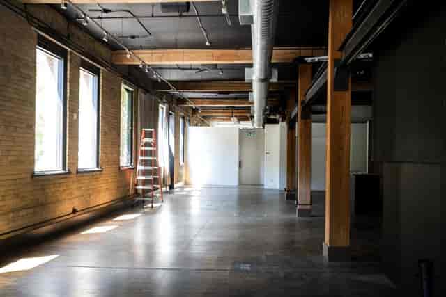 Portland Room in Portland Square: industrial venue with natural light for flexible events.