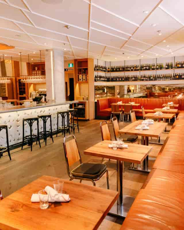 Atrium in Terroni, elegant interior design, ideal for dining events.
