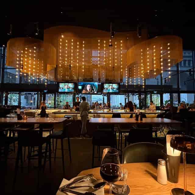 Private dining space at JOEY King St, modern venue for networking events or gatherings.