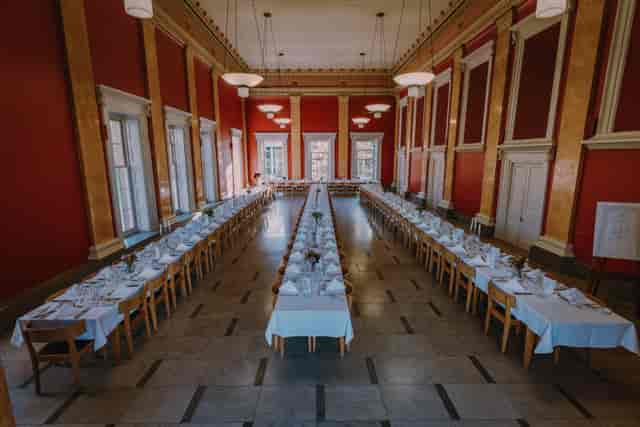 Magdalene College Hall banquet, formal dinner, academic event