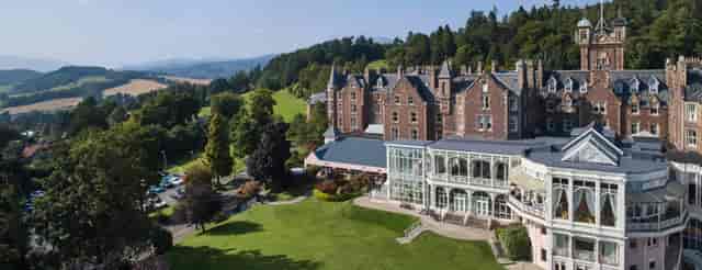 Drawing room in Ferntower Suite at Crieff Hydro, ideal for corporate retreats and events.