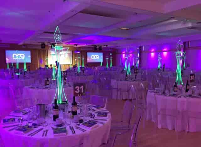 Sophisticated banquet setup at The Biscuit Room, ideal for corporate events and celebrations.