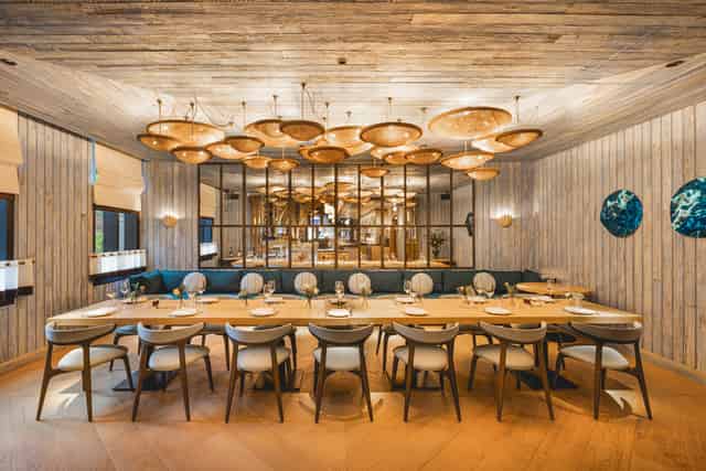 Amalfi Glass Dining Room