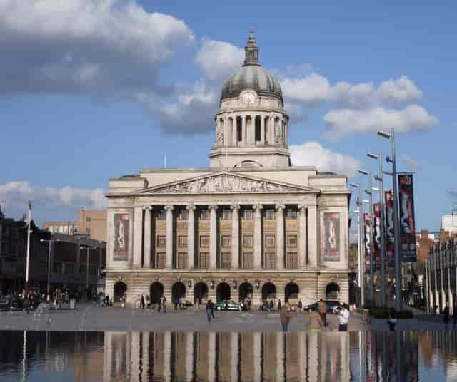 Ustinov Room at Nottingham Playhouse, grand architecture for events and conferences.