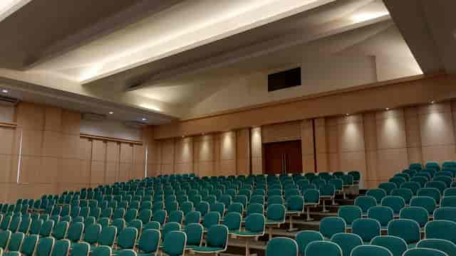 Royal Concert Hall Auditorium with tiered seating for conferences and presentations.
