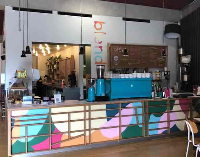Vibrant café at Nottingham Contemporary, ideal for networking events and casual meet-ups.